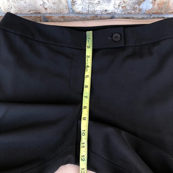Ann Taylor LOFT Stretchy Lightweight Zipper Button Closure Black Trousers 14 - Picture 11 of 14